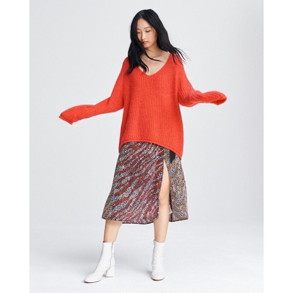 Rag&Bone Joseph Alpaca wool blend V-Neck Sweater